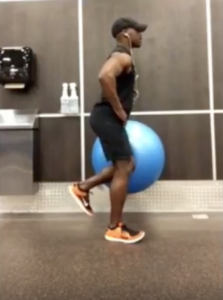 Single leg glute pulse picture