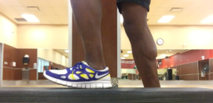 Heel jump exercise photo