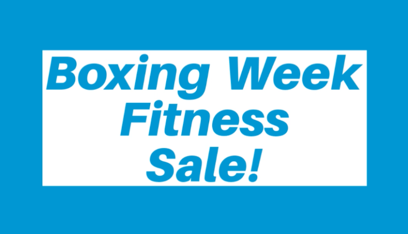 Boxing Week Fitness Sale Poster