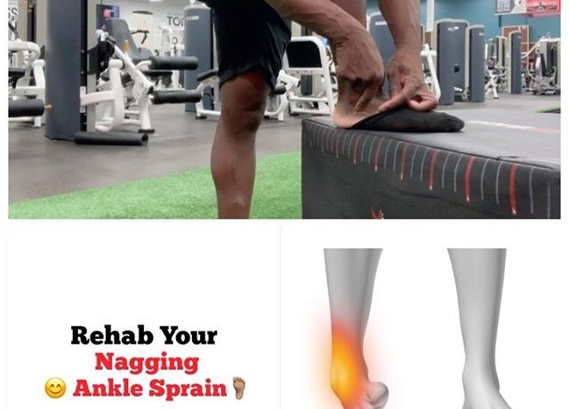 Ankle sprain rehab video
