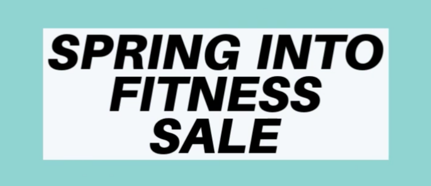 Spring Fitness Sale Poster