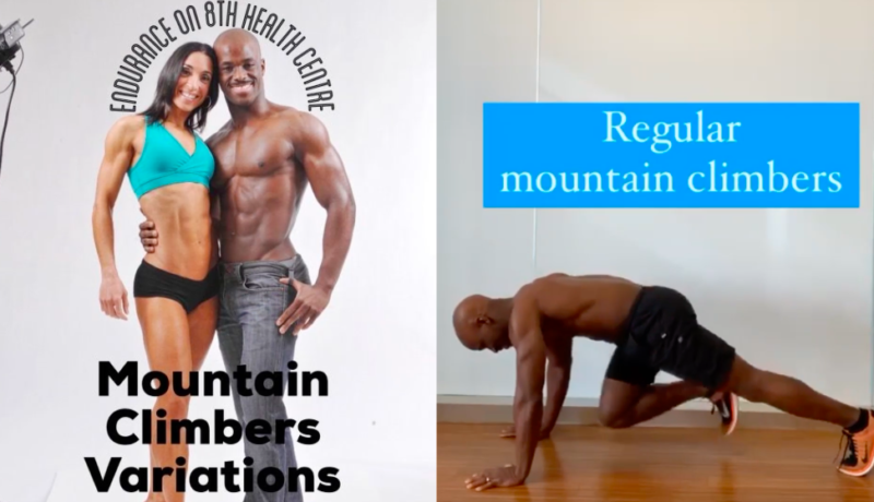 Mountain climbers variations poster