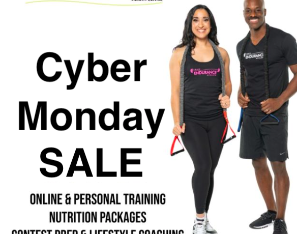 Cyber Monday Fitness Sale Promo Poster